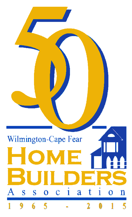50 years of Wilmington-Cape Fear Home Builders Association logo