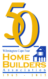 50 years of Wilmington-Cape Fear Home Builders Association logo